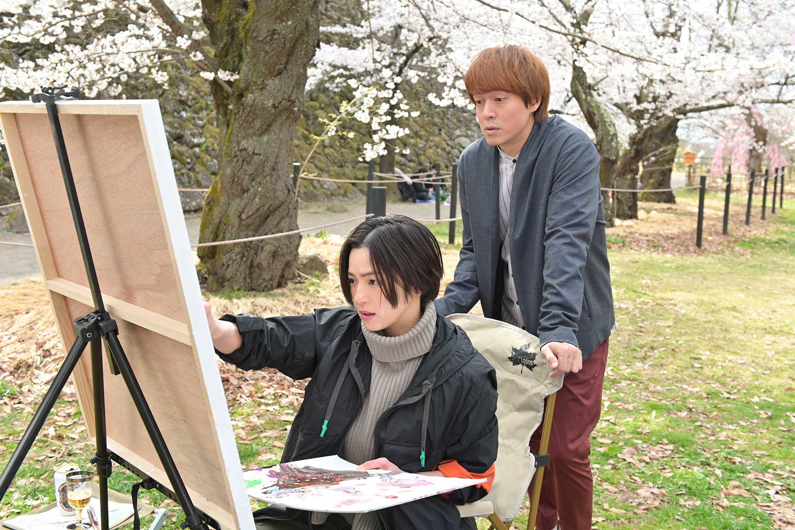 中村アン、丸山隆平 「着飾る恋には理由があって」より（C）TBS