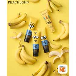 【4月30日先行発売・PEACH JOHN】バスト&ヒップクリームが「ミニオン」とコラボレーション ／画像提供：ピーチ・ジョン