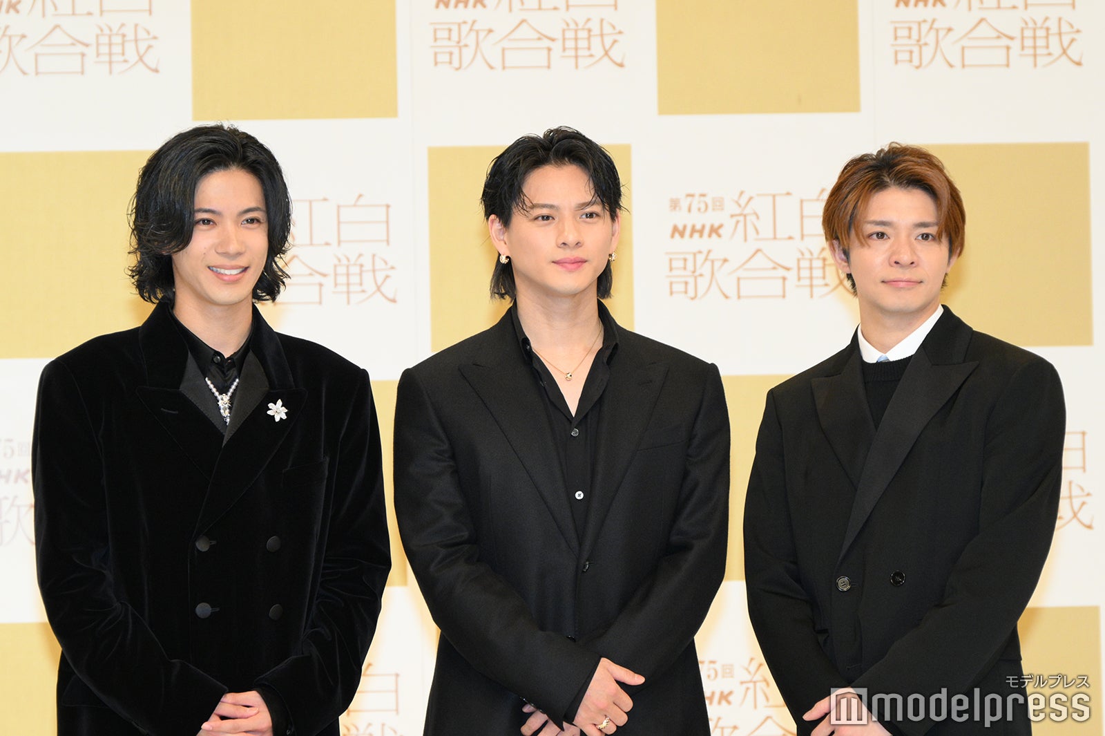Number_i（左から）神宮寺勇太、平野紫耀、岸優太（C）モデルプレス