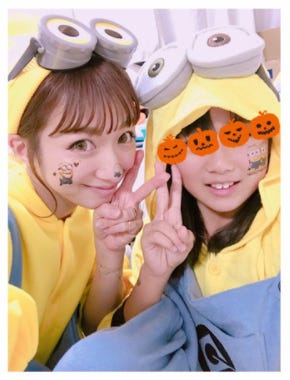 ハロウィンパーティーの様子/辻希美オフィシャルブログ(Ameba)より