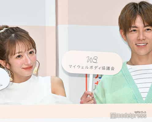 辻希美、 オフショルドレスで夫・杉浦太陽との2ショット披露「絵になる」「美男美女」の声