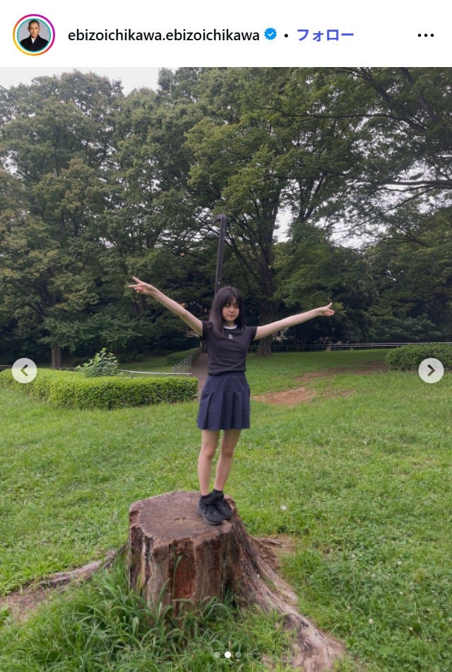 市川團十郎白猿Instagramより