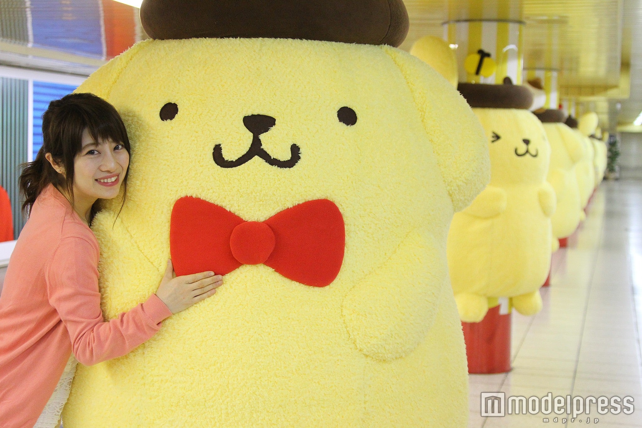 イベント「だきつきプリン」（C）2016 SANRIO CO．，LTD．