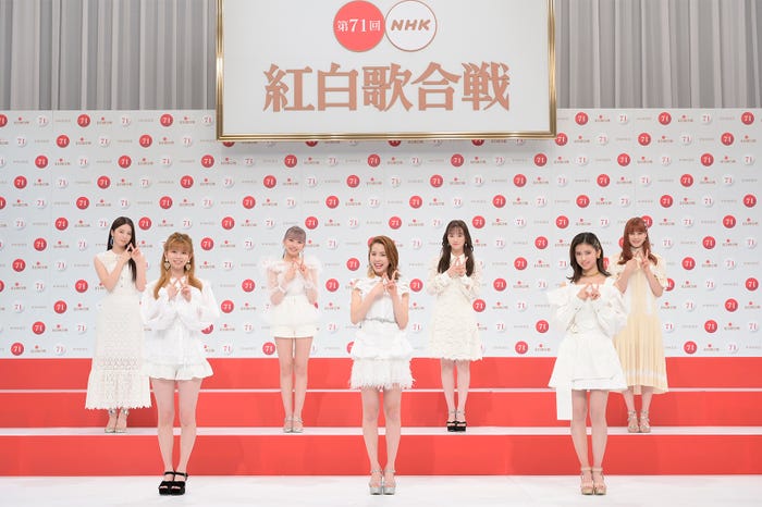 NiziU「第71回紅白歌合戦」出場歌手発表記者会見(C)NHK