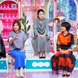 （左から）若槻千夏、大久保佳代子、横澤夏子、住吉美紀、高橋みなみ （C）日本テレビ