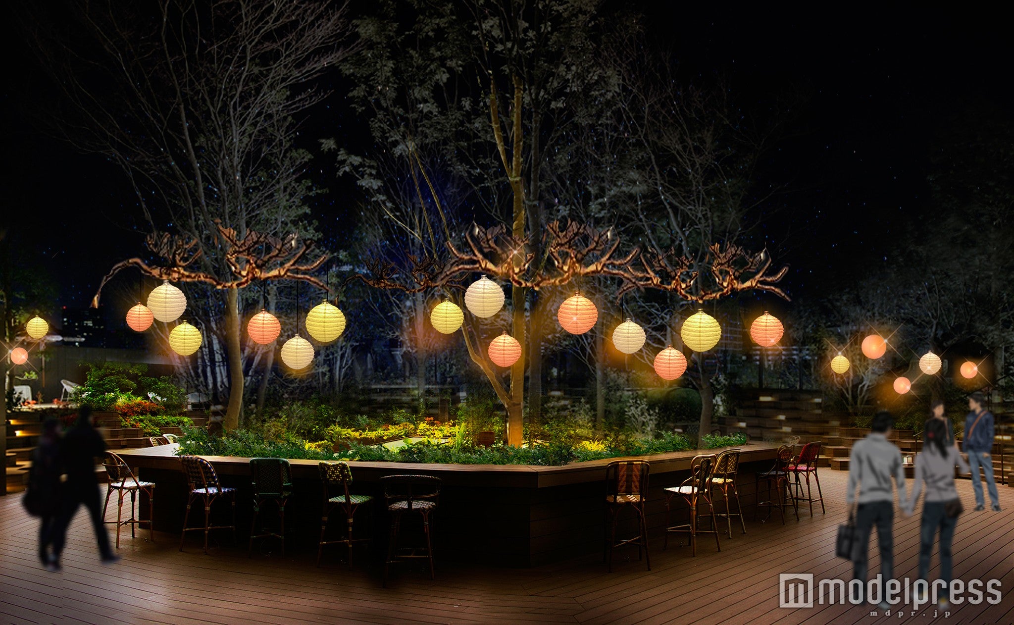 「おもはらの森」桜　夜イメージ