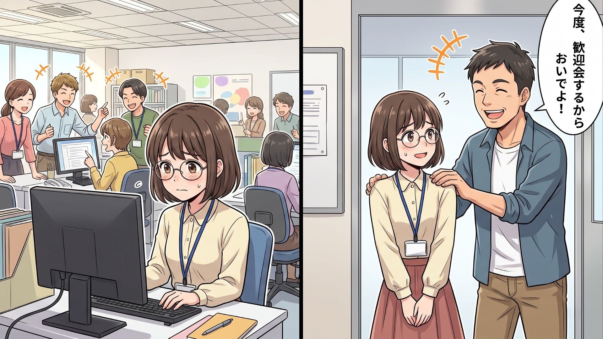 【衝撃体験】接客が苦手な私が選んだ『裏方バイト』。平和な日常を夢見ていたのに、予想外の歓迎会で事件が発生…！？