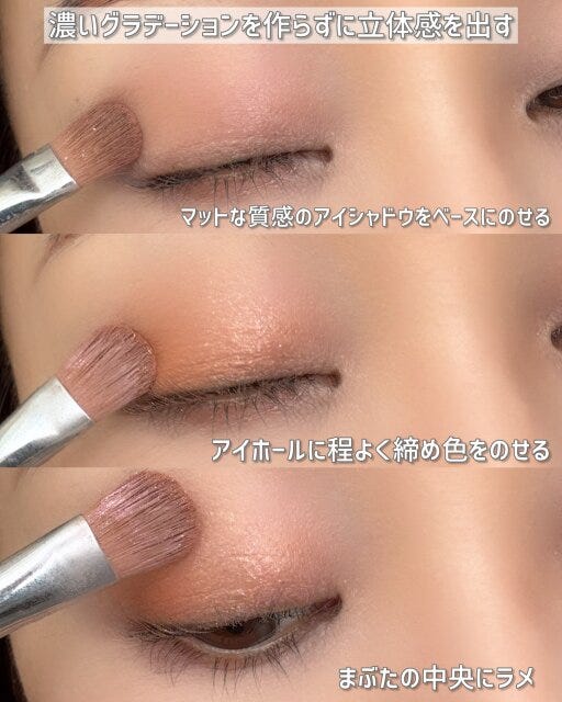 アイシャドウ　塗り方