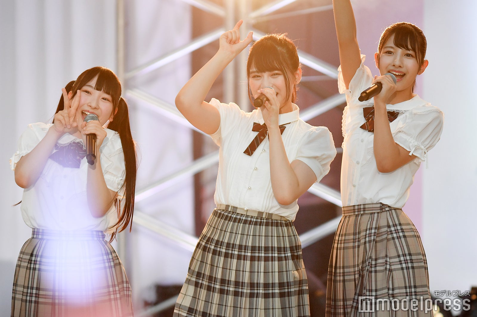 櫻井もも、高松瞳、河口夏音／＝LOVE ≠ME スペシャルコンサート「24 girls」 （C）モデルプレス