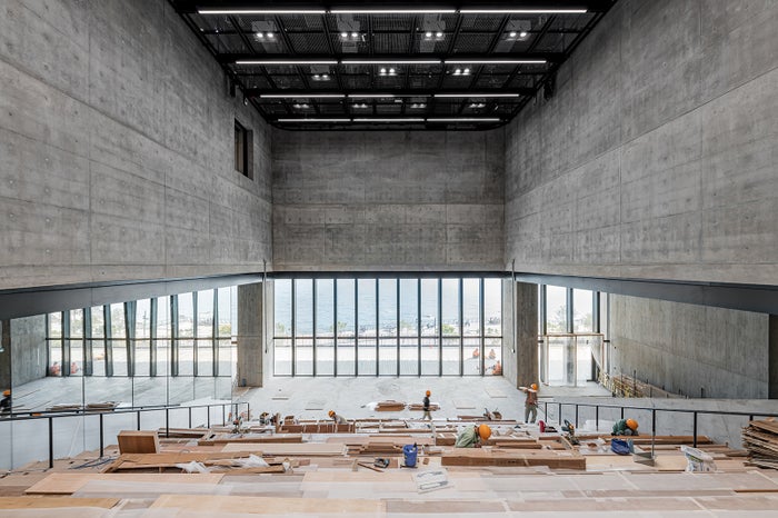 The Grand Stair,M+ building<br>
Photo:Kevin Mak<br>
(C)Kevin Mak<br>
Courtesy of Herzog & de Meuron