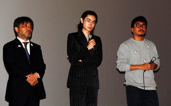 (左から)岸善幸監督、菅田将暉、ヤン・イクチュン (提供写真)