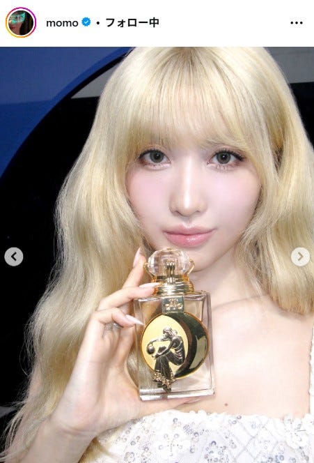 モモInstagramより