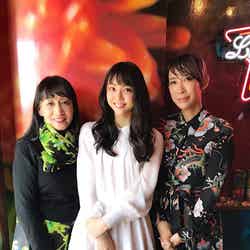 （左から）蜷川宏子、山谷花純、蜷川実花（C）日本テレビ