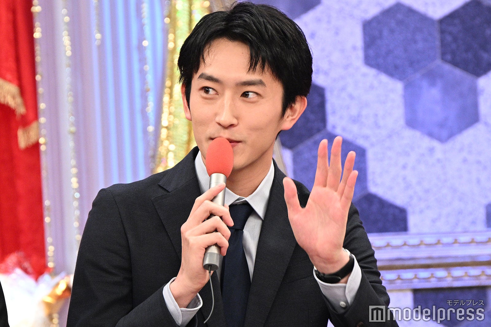 2クール連続でドラマ会見に登場しているが次回は遠慮した杉野遥亮（C）モデルプレス