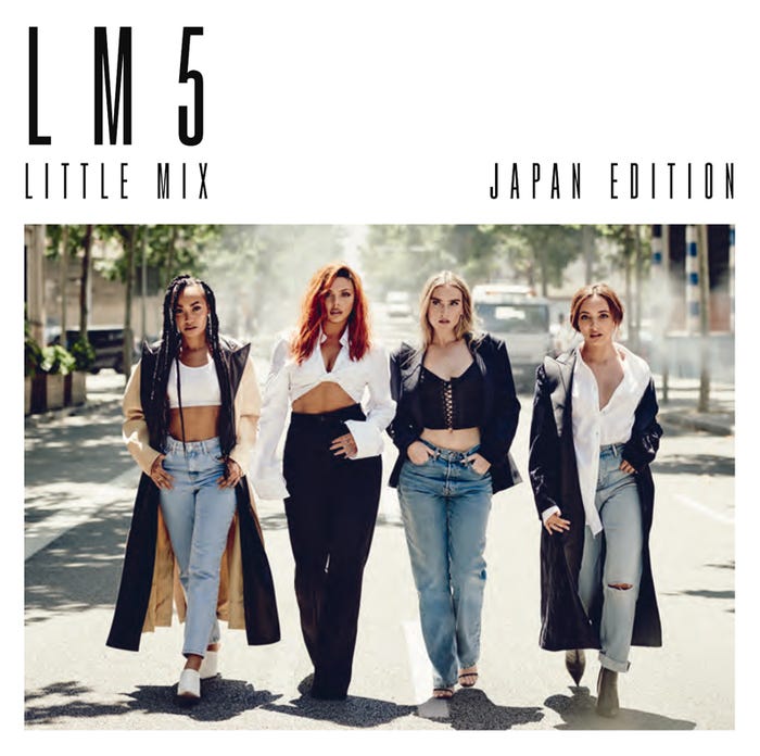 リトル・ミックスの最新アルバム『LM5』国内盤(画像提供:ソニー・ミュージック)