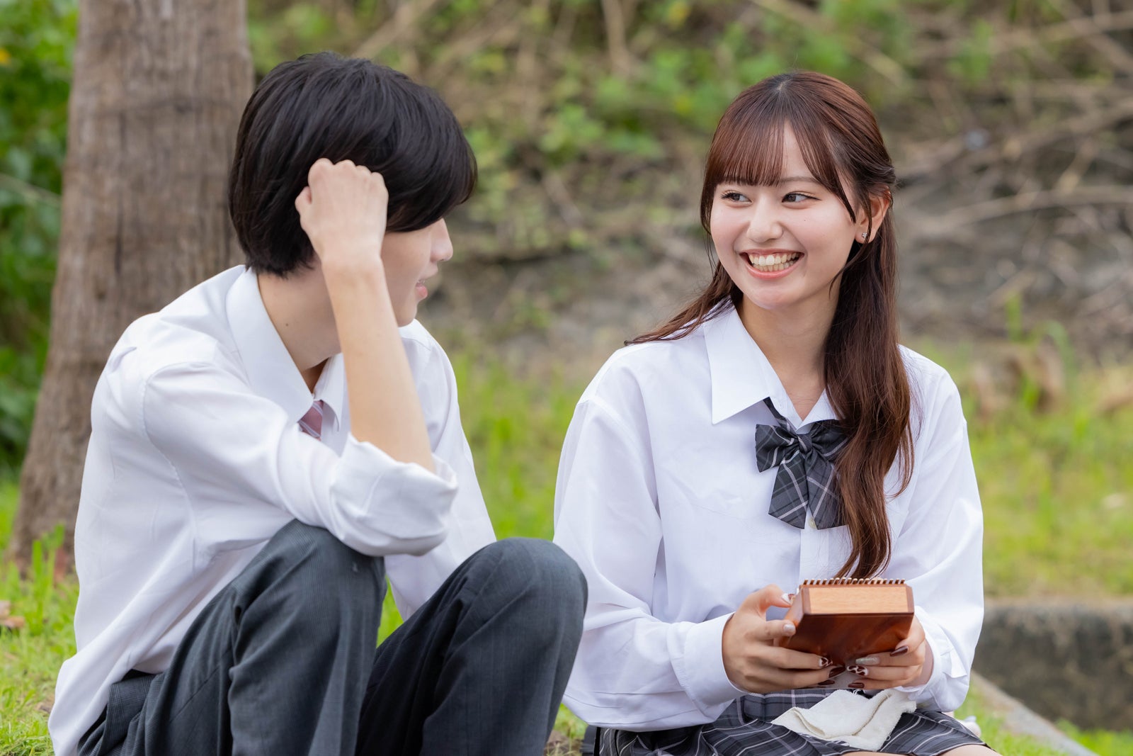 はると、かずな「今日、好きになりました。冬休み編2024」（C）AbemaTV, Inc.