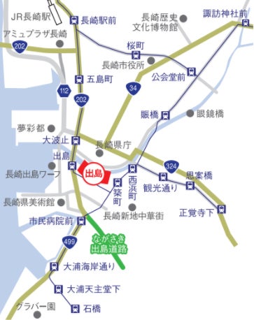 マップ／画像提供：長崎市観光推進課