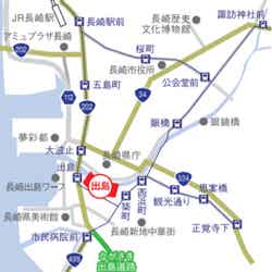 マップ／画像提供：長崎市観光推進課