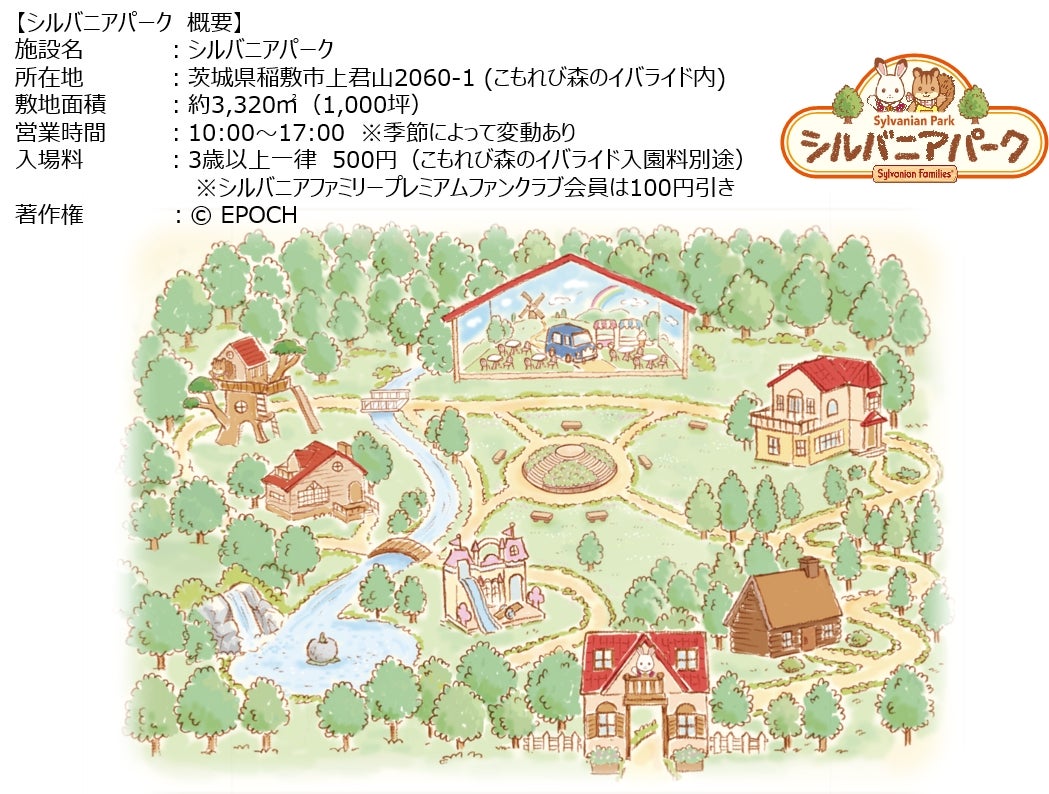 シルバニアパークイメージ／画像提供：エポック社