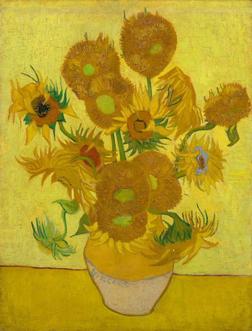 ゴッホ美術館に収蔵されている『ひまわり』(c)Sunflowers, Vincent van Gogh, 1889, Van Gogh Museum