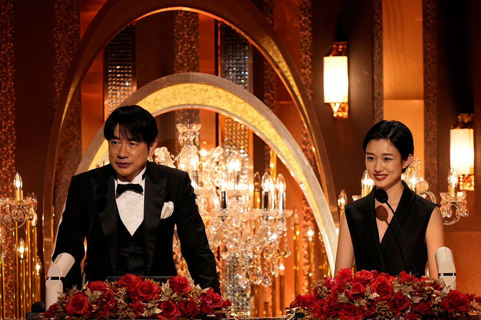 羽鳥慎一、河合優実（C）日本アカデミー協会