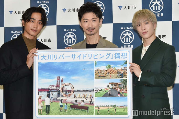 佐藤寛太、EXILE MAKIDAI、藤原樹(C)モデルプレス