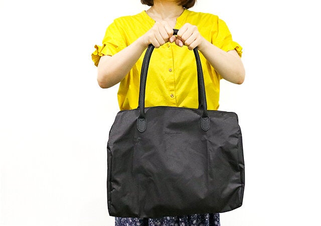 美品】アクアスキュータム フェルト 折り込ん ウール ボストン