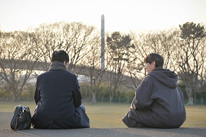 篠井英介、松山ケンイチ「クジャクのダンス、誰が見た?」第8話(C)TBS
