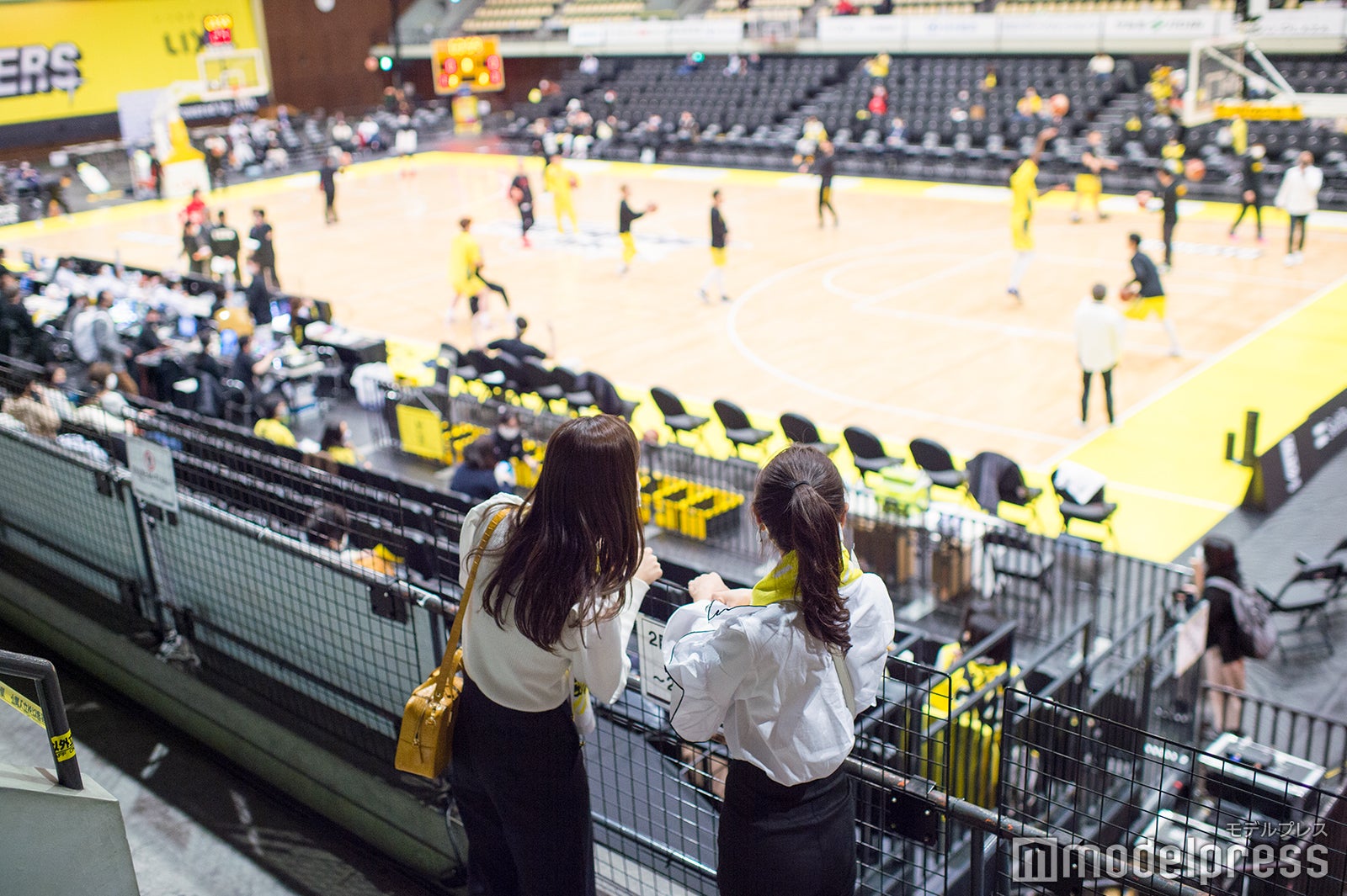 選手との近さもバスケ観戦の魅力 （C）モデルプレス