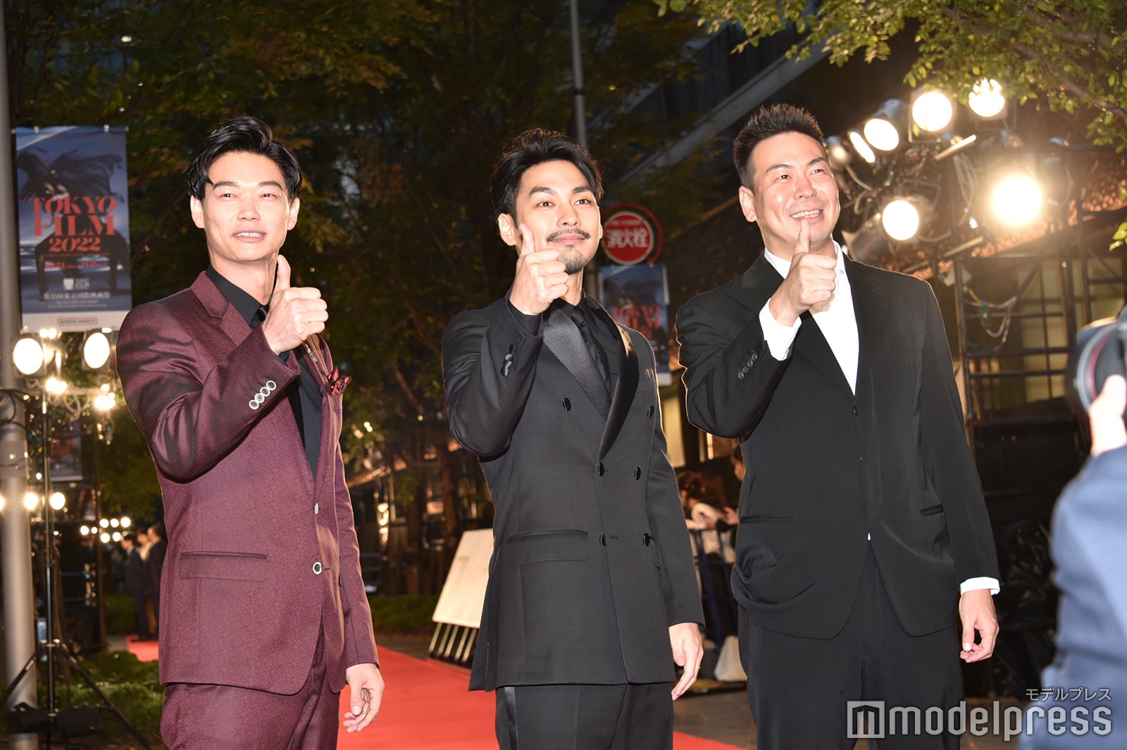 笠松将、柳楽優弥、片山慎三監督（C）モデルプレス