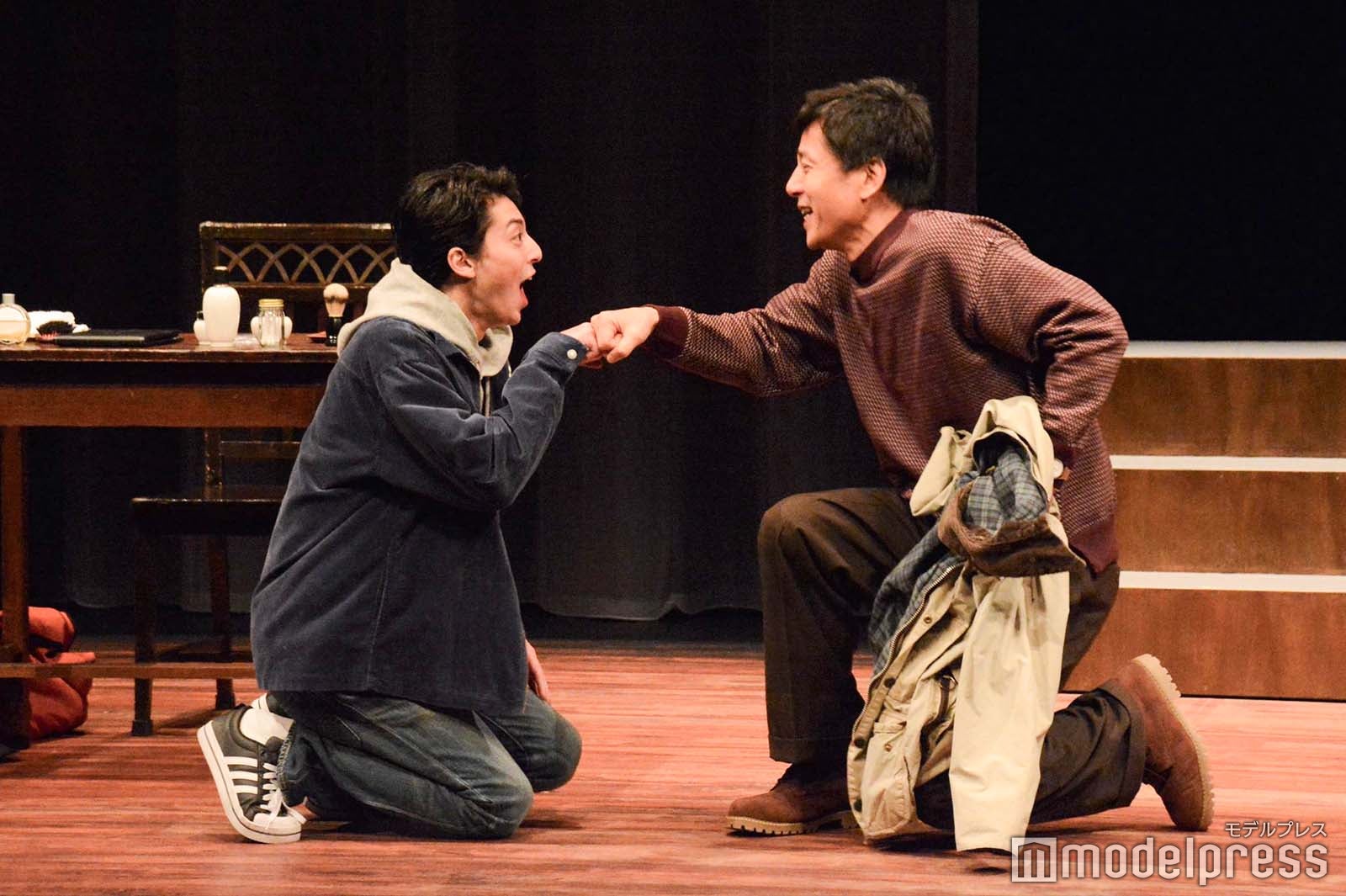 高杉真宙、勝村政信「ライフ・イン・ザ・シアター」フォトコールより （C）モデルプレス