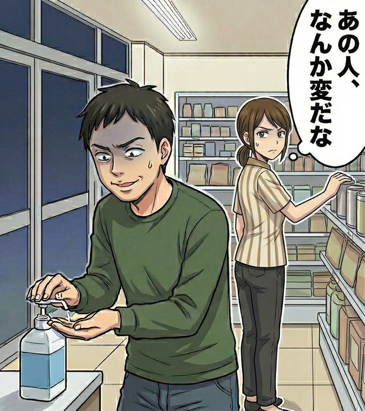 「お前、ちゃんと手洗ったのか？」深夜のコンビニバイトに現れた、潔癖症のクレーム客。接客すると“衝撃発言”を連発して大暴れ…！？追い詰められた私を救ってくれた【まさかの人物】とは...！