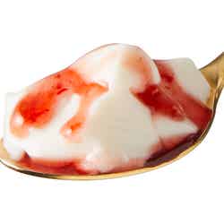 いちご杏仁 トッピング/提供画像