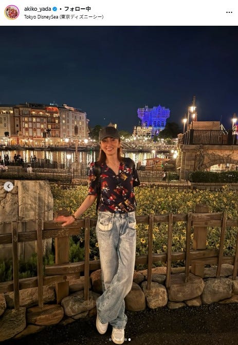 矢田亜希子Instagramより