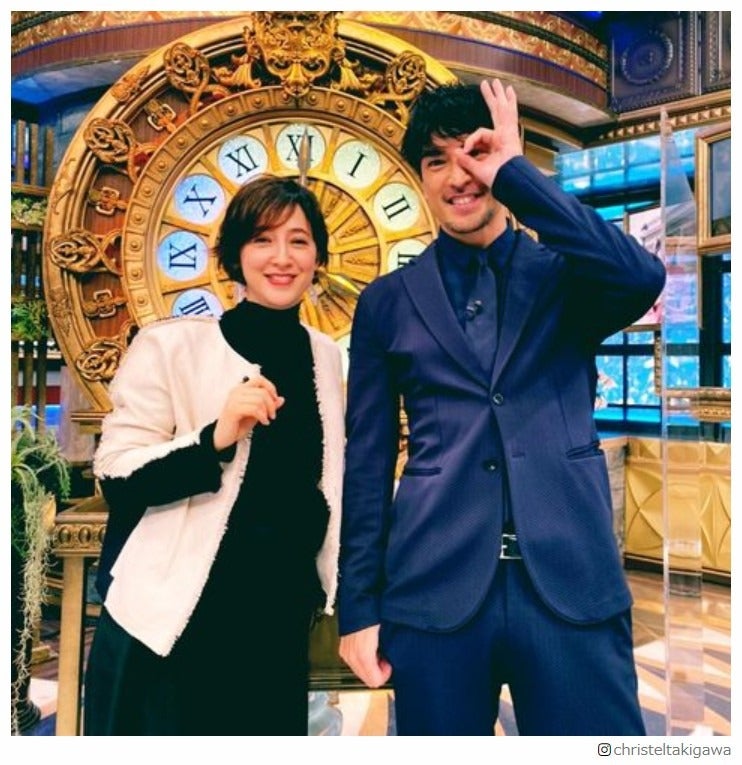 滝川クリステル 弟 ロランとの2ショット披露 初めての姉弟の共演 モデルプレス