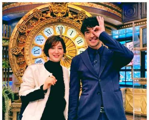 滝川クリステル、弟・ロランとの2ショット披露「初めての姉弟の共演」