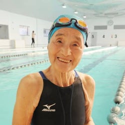 水泳の長岡三重子さんが死去 女性最高齢マスターズ記録保持者
