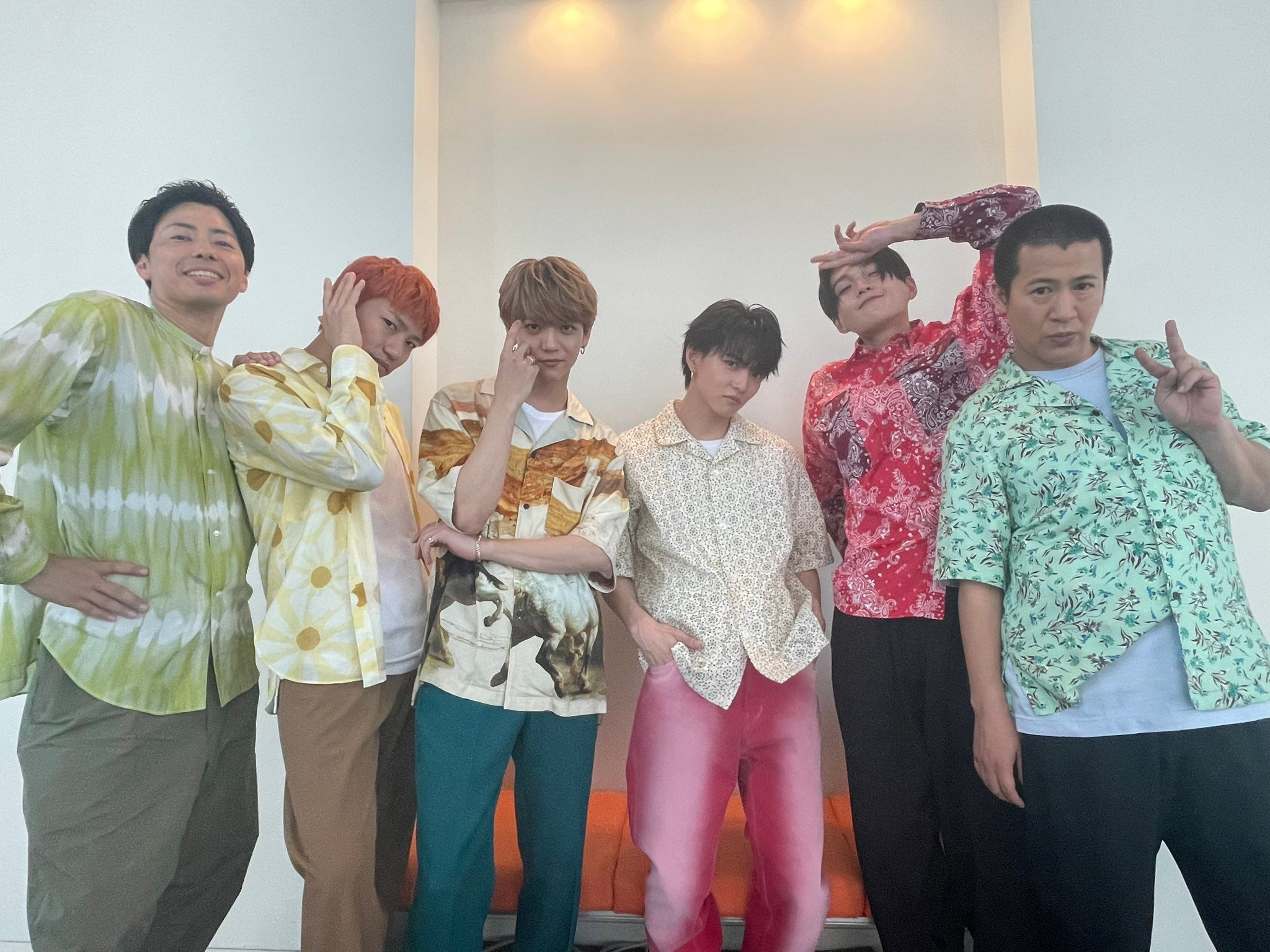 西村真二、小森隼、中島颯太、佐藤大樹、八木勇征、きょん／西村真二Twitterより