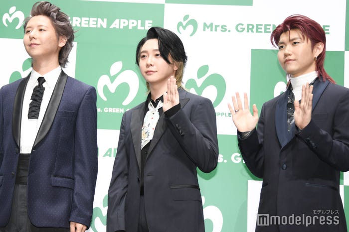 藤澤涼架、大森元貴、若井滉斗/Mrs. GREEN APPLE(C)モデルプレス