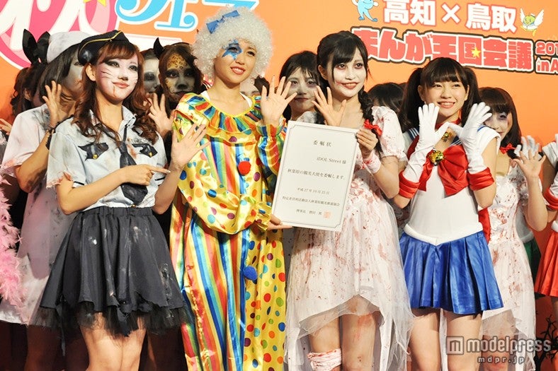 関根優那（Cheeky Parade）、志村理佳（SUPER☆GiRLS）、金澤有希（GEM）、廣川奈々聖（わーすた）