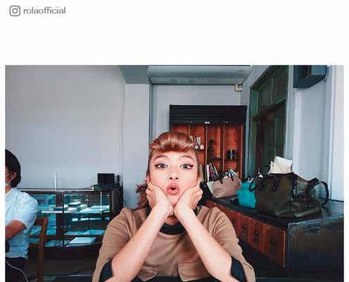 ローラ、お茶目なキス顔に反響続々 くるりん前髪も「可愛すぎ」の声