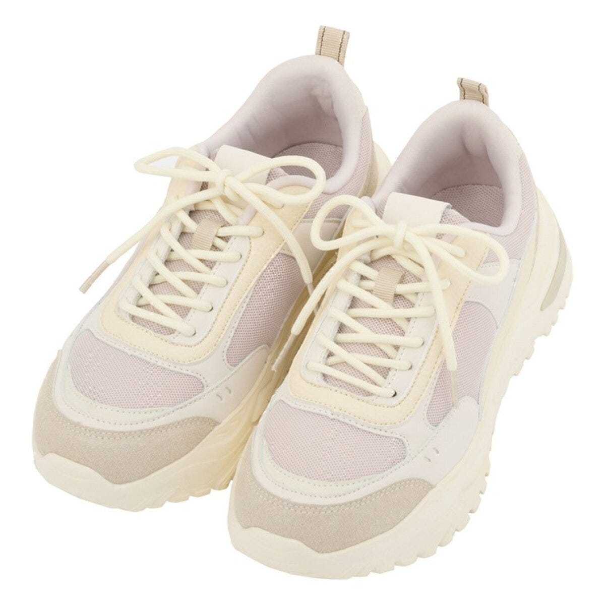 しまむらのボリュームスニーカー（ちょこ）