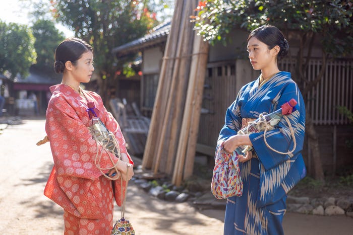 今田美桜、河合優実「あんぱん」(C)NHK