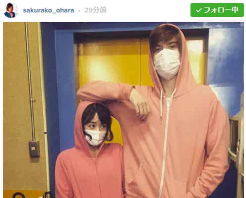 大原櫻子&城田優の“身長差”2ショットに反響「兄妹みたい」「可愛すぎる」