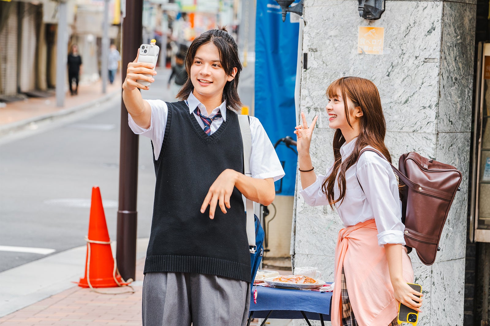 百瀬拓実、星乃夢奈「素晴らしき哉、先生！」第4話より（C）ABCテレビ