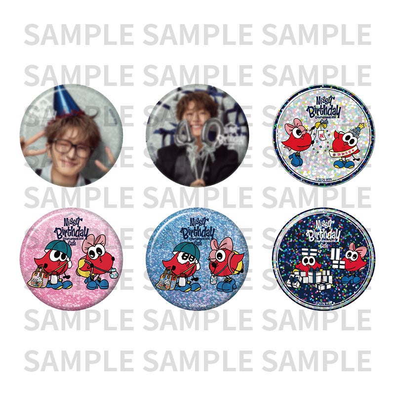 ハピバッジ(ランダム6種)770円(税込)(C)2026 WIN