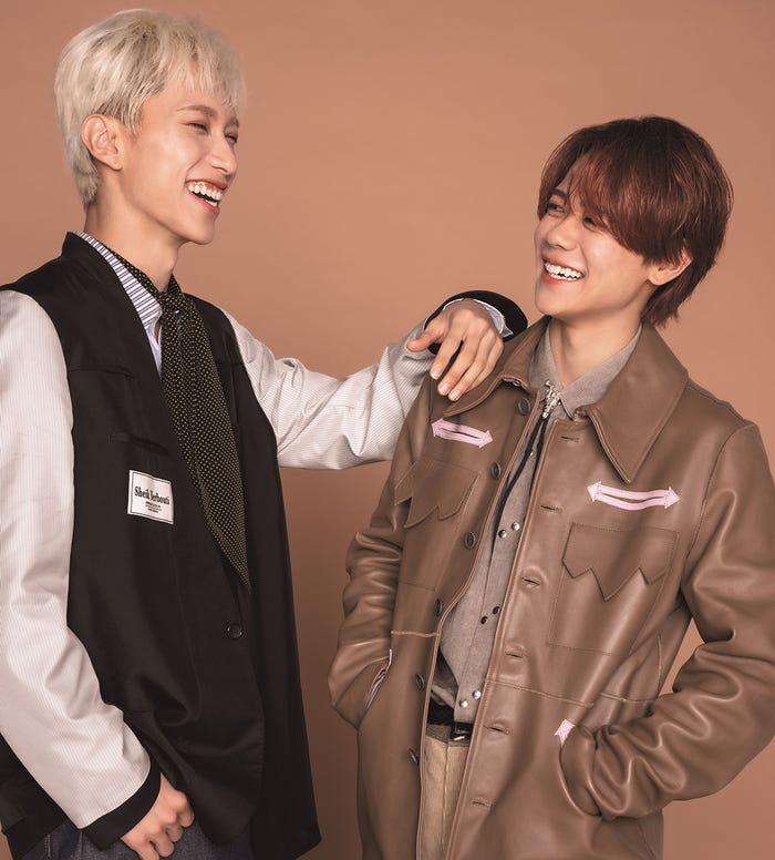 池崎理人、藤牧京介/『美的』12月号より(画像提供:小学館)