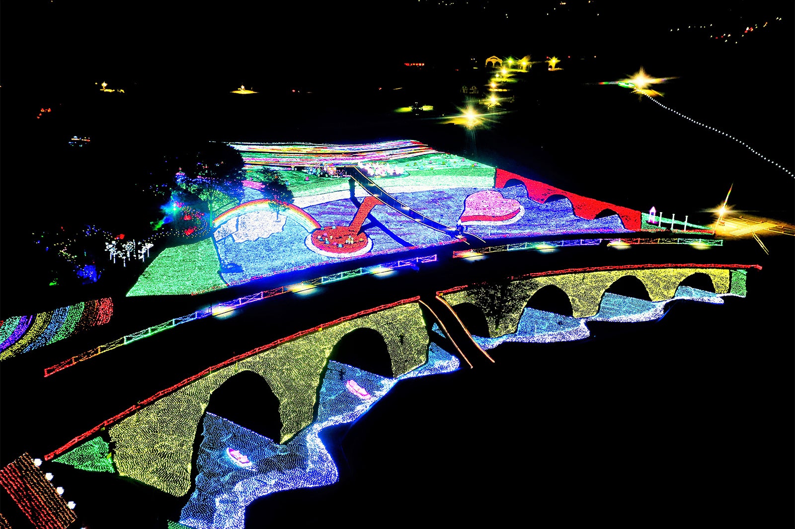 東京ドイツ村ウインターイルミネーション2015年の様子／画像提供：東京ドイツ村／画像提供：東京ドイツ村