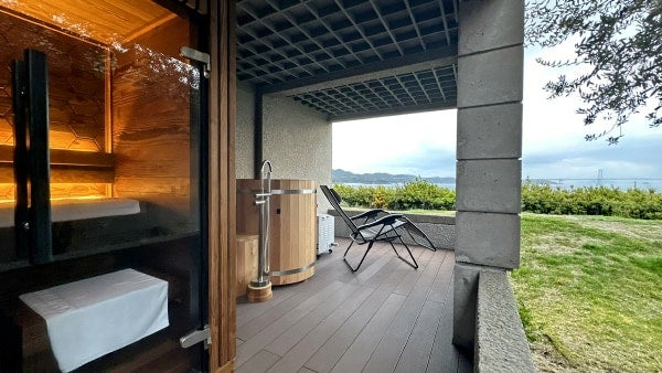 淡路島で絶景×プライベートサウナの「ANAGA SAUNA」が本格始動！ “ととのう客室”でかなえる、リカバリーステイ