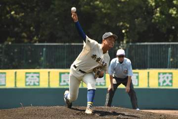 奈良大会 奈良大付が2年ぶり9回目の決勝進出 2年生・川端壱心投手が7回完封で決勝導く